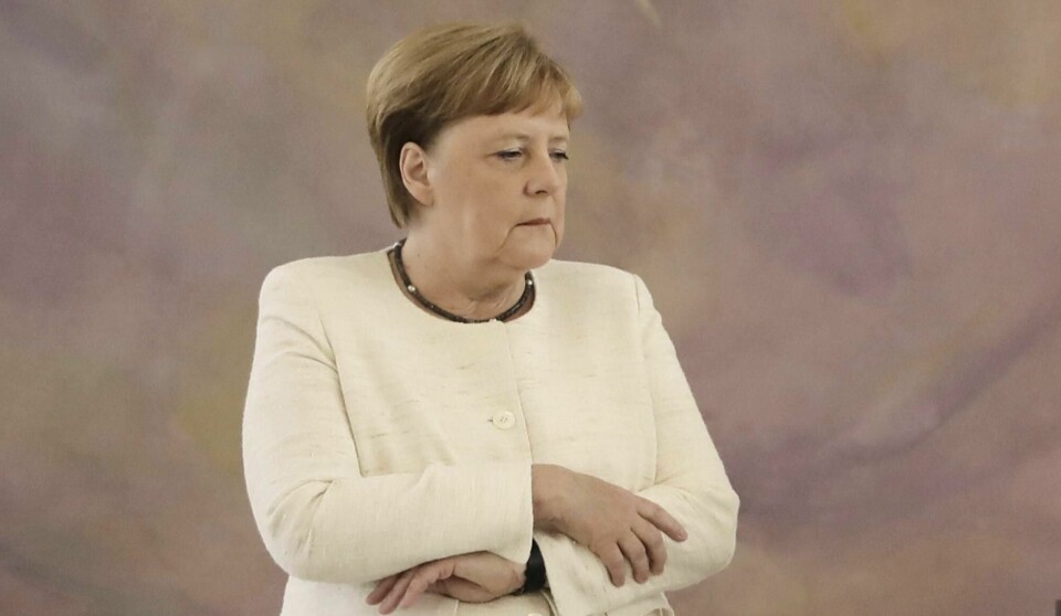 Angela Merkels skjelveanfall skaper på nytt bekymring.