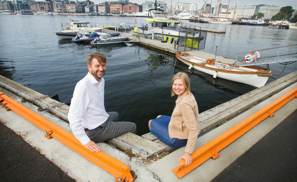 Bystyrepolitikerne Guri Melby (V) og Eirik Lae Solberg (H) ønsker at det legges til rette for flere småtbåtplasser i Oslo.