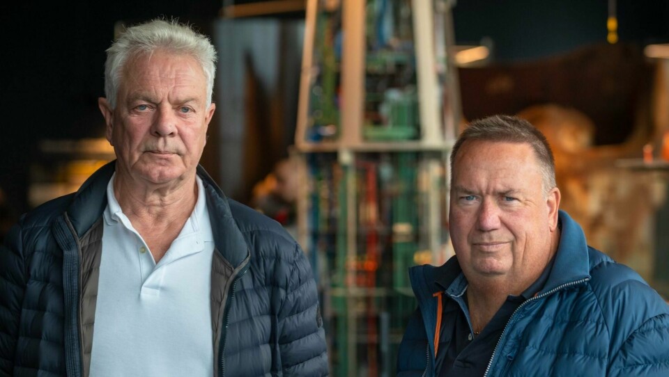 Bjarne Kapstad (til venstre) og Tord Lillehavn har begge slitt med helseplager etter å ha jobbet i oljebransjen. Fredag var de ufrivillig gjenstand for vitsing under NRKs humorprogram Nytt på nytt. Bjarne