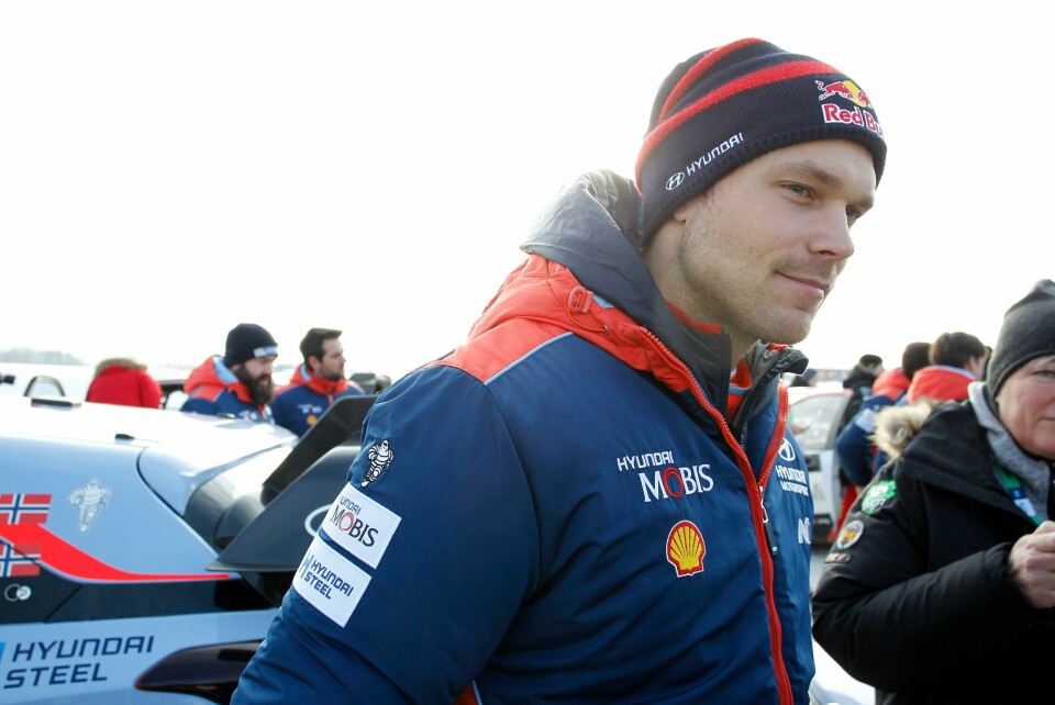 Andreas Mikkelsen var uheldig søndag. Andreas Mikkelsen måtte bryte Rally Sardinia.Foto: Micke Fransson / TT / NTB
