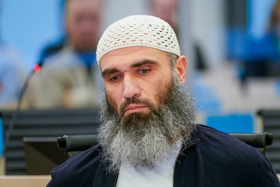 Zaniar Matapour i rettssal 250 i Oslo tinghus. Foto: Lise Åserud / NTB