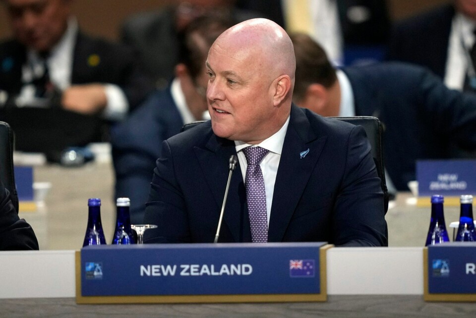 New Zealands statsminister Christopher Luxon under et toppmøte i Washington tidligere i sommer. New Zealands statsminister Christopher Luxon under et toppmøte i Washington tidligere i sommer. Foto: Matt Rourke / AP / NTB