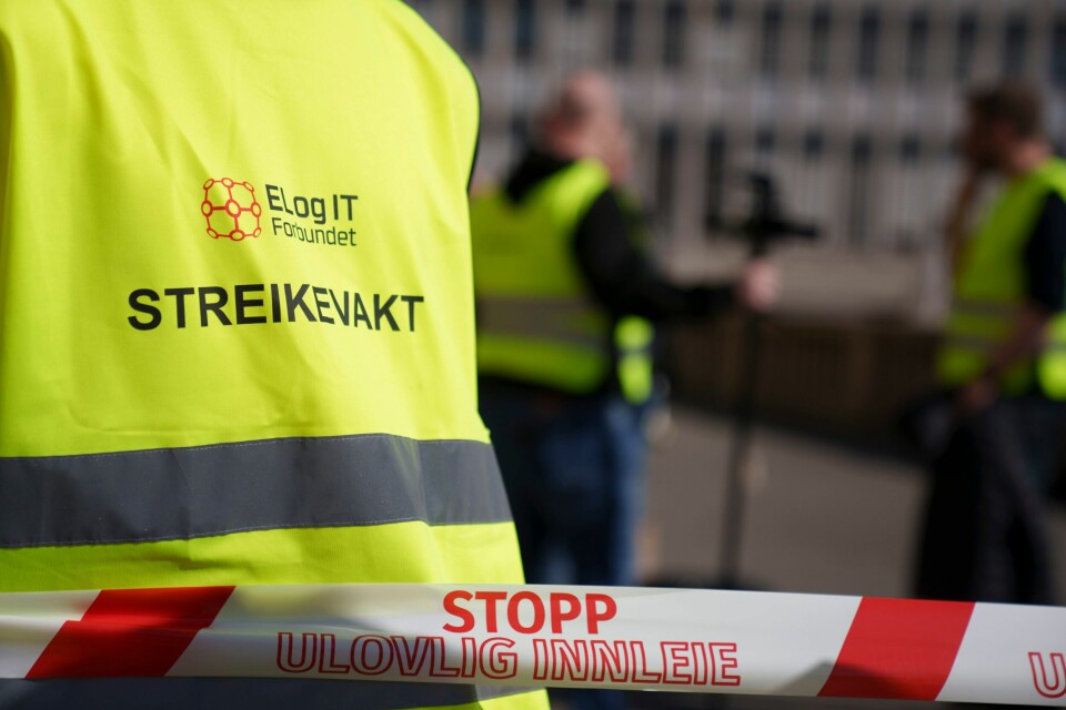 EL og IT Forbundet avslutter streiken etter enighet med Abelia om flere krav. Over 300 av forbundets medlemmer har vært i streik siden 27. juni. Foto: Lars Thomas Nordby / NTB