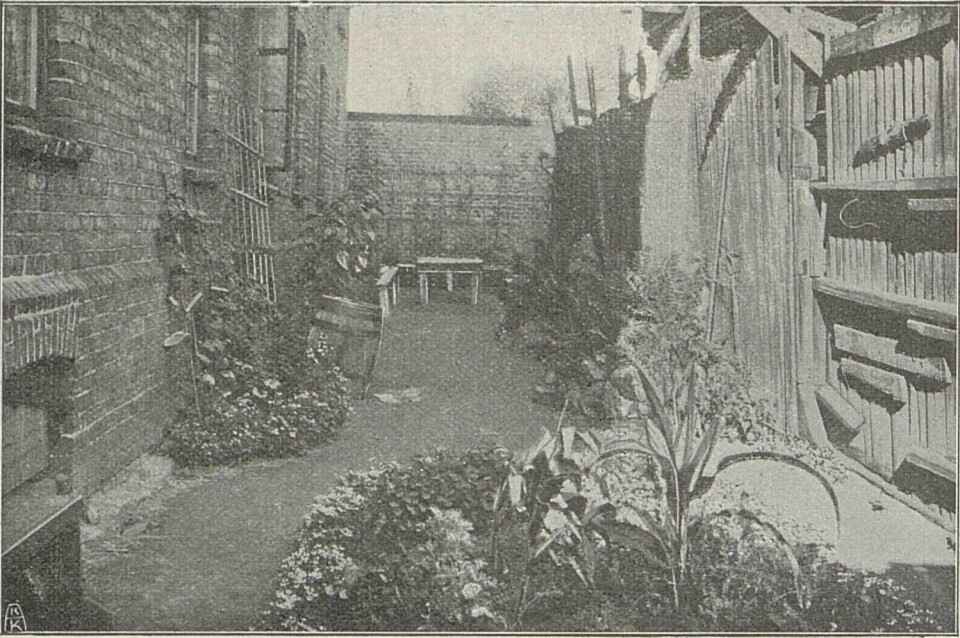 Hagen slik den er gjengitt i Urd i 1920. Hagen slik den er gjengitt i Urd i 1920.
