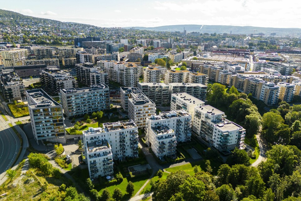 Boligsalget tar seg opp i 2024, melder Obos. Bildet viser leiligheter i Nydalen i Oslo. Foto: Håkon Mosvold Larsen / NTB