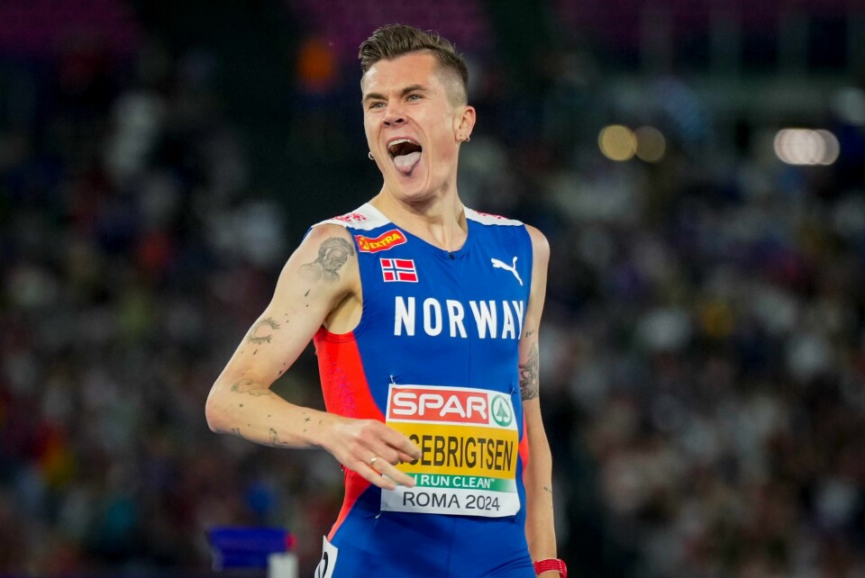 Jakob Asserson Ingebrigtsen løp 1500 meter i Monaco fredag kveld. Her fra EM i juni. Jakob Asserson Ingebrigtsen løp 1500 meter i Monaco fredag kveld. Her fra EM i juni. Foto: Heiko Junge / NTB