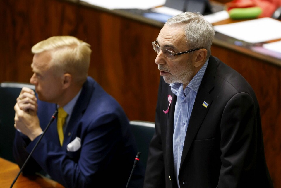 Riksdagsmedlem for Samlingspartiet, Ben Zyskowicz. Riksdagsmedlem for Samlingspartiet, Ben Zyskowicz.