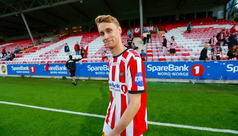 Ser ut til å ha spilt sin siste kamp for Tromsø og er på vei til Brann. Ser ut til å ha spilt sin siste kamp for Tromsø og er på vei til Brann. Foto: Rune Stoltz Bertinussen / NTB