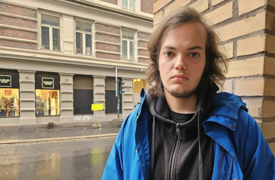 Linus Arntzen Sørbotten (18) er én av elevene som har blitt tvunget til å bytte skole. Linus Arntzen Sørbotten (18)