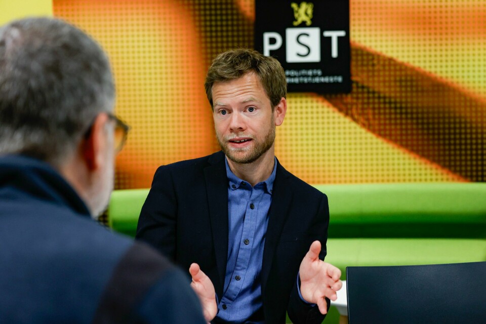 Avsnittsleder ved PSTs kontraetterretningsavdeling Kristian Takvam Kindt om kinesisk etterretningsvirksomhet som er rettet mot Norge. Avsnittsleder ved PSTs kontraetterretningsavdeling Kristian Takvam Kindt om kinesisk etterretningsvirksomhet som er rettet mot Norge. Foto: Tor Erik Schrøder / NTB