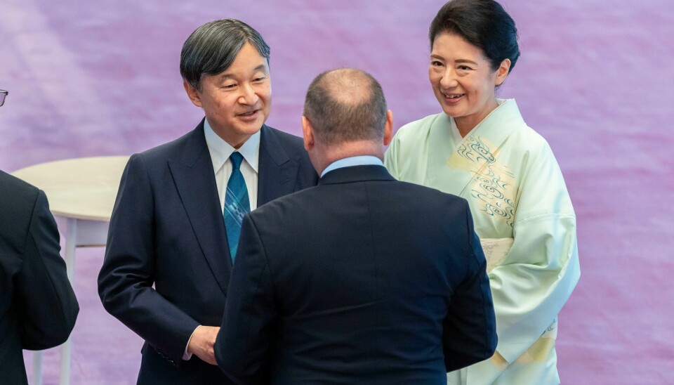 Japans keiser Naruhito ønsker gjestene velkommen til PALM-møtet i Tokyo. Japans keiser Naruhito ønsker gjestene velkommen til PALM-møtet i Tokyo. Foto: Imperial Household Agency via AP / NTB