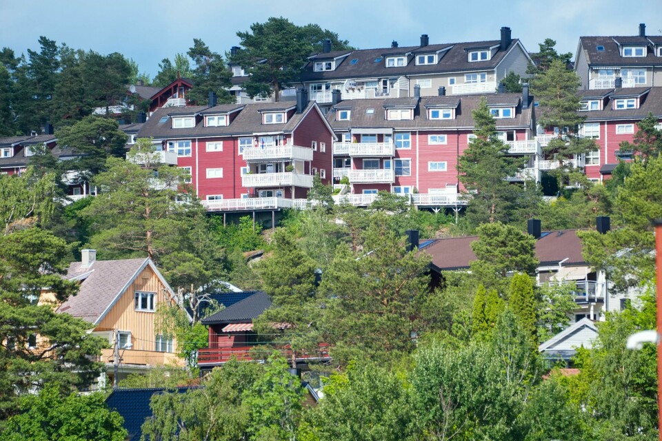 Boliger i et område kalt Oppsal i Oslo. Boliger i et område kalt Oppsal i Oslo. Foto: Terje Pedersen / NTB