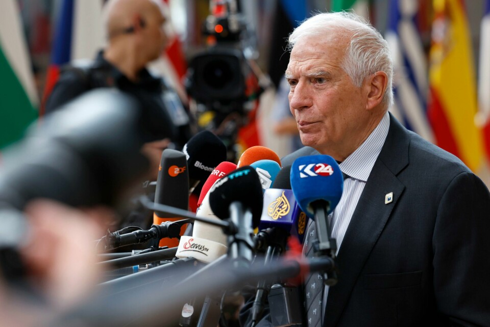 EUs utenrikssjef Josep Borrell reagerer skarpt på uttalelser fra Ungarns utenriksminister. EUs utenrikssjef Josep Borrell reagerer skarpt på uttalelser fra Ungarns utenriksminister. Foto: AP / NTB