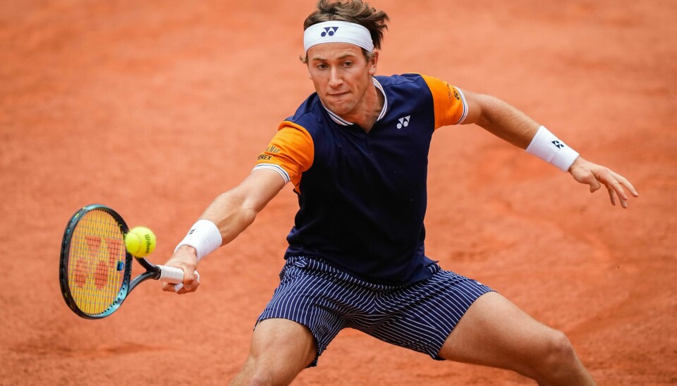Casper Ruud er blant favorittene i OL-turneringen i tennis. Casper Ruud er blant favorittene i OL-turneringen i tennis. Foto: Beate Oma Dahle / NTB