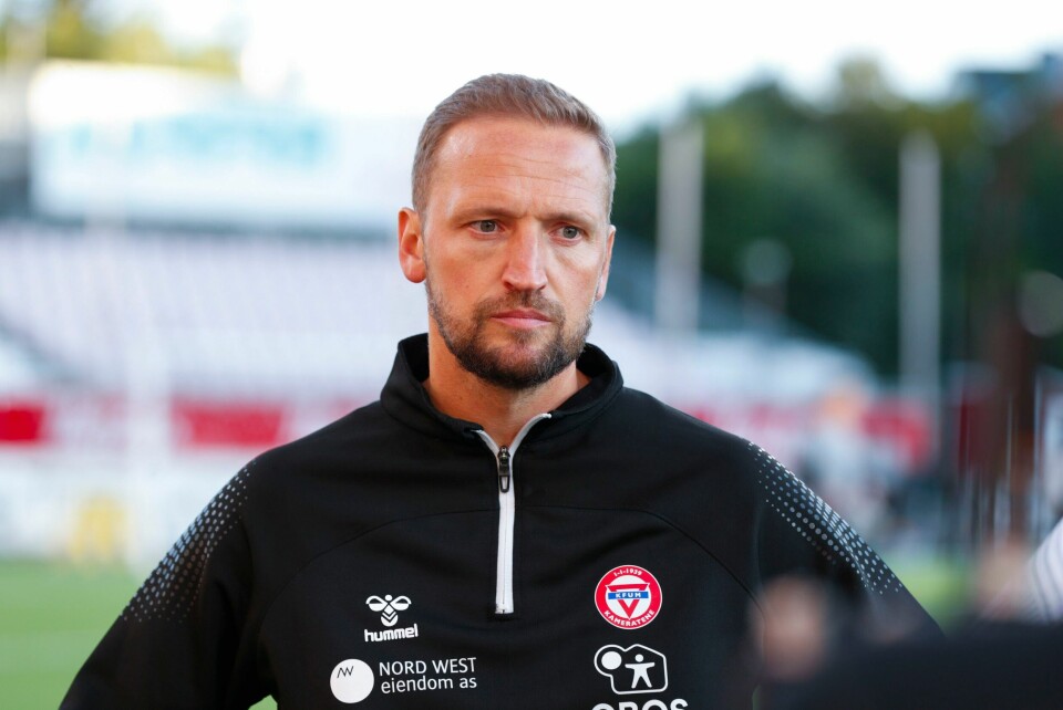 KFUM-trener Johannes Moesgaard må innse at kvartfinaleplassen i cupen fortsatt er i fare. KFUM-trener Johannes Moesgaard må innse at kvartfinaleplassen i cupen fortsatt er i fare. Foto: Rune Stoltz Bertinussen / NTB