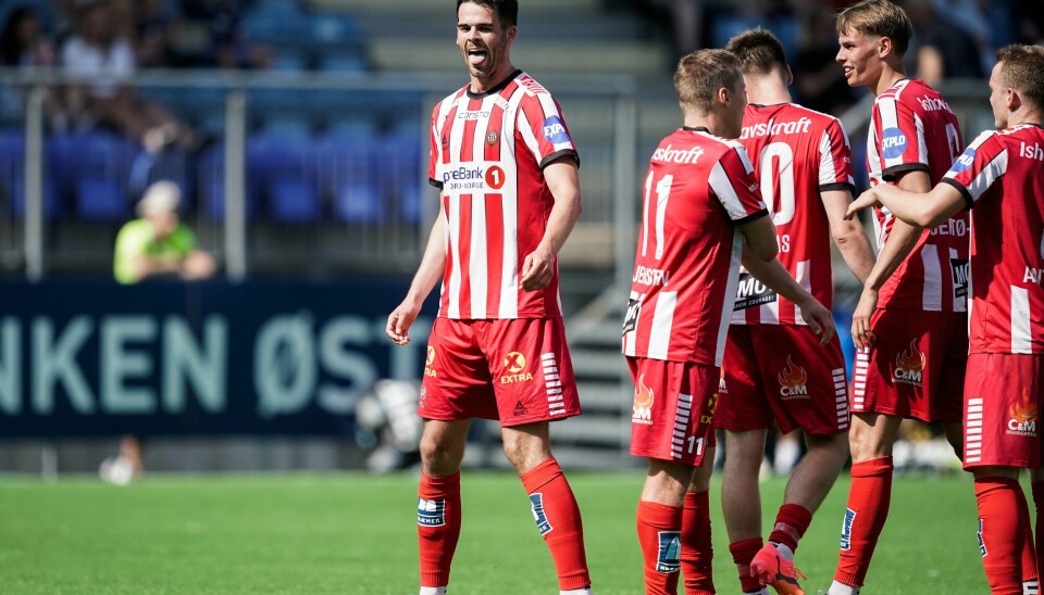 Lasse Nordås ble igjen matchvinner da Tromsø slo finske KuPS i kvalifiseringen til conferenceligaen. Lasse Nordås scoret mot Strømsgodset søndag. Foto: Amanda Pedersen Giske / NTB