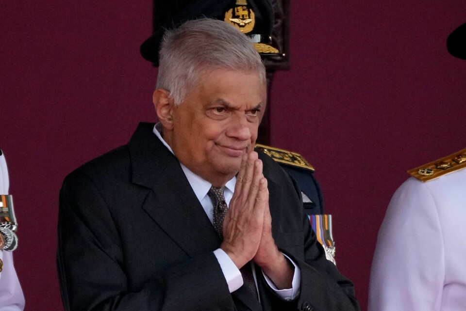 Ranil Wickremesinghe er Sri Lankas president. Ranil Wickremesinghe er Sri Lankas president. Foto: Eranga Jayawardena / AP / NTB