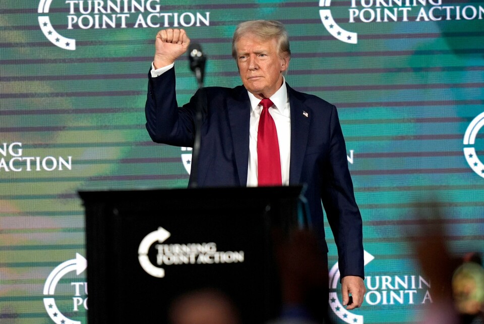 Donald Trump talte lørdag på et møte med troende i Florida. Der ba han kristne innstendig om å møte opp og stemme til høsten «for da vil dere aldri igjen behøve å stemme».