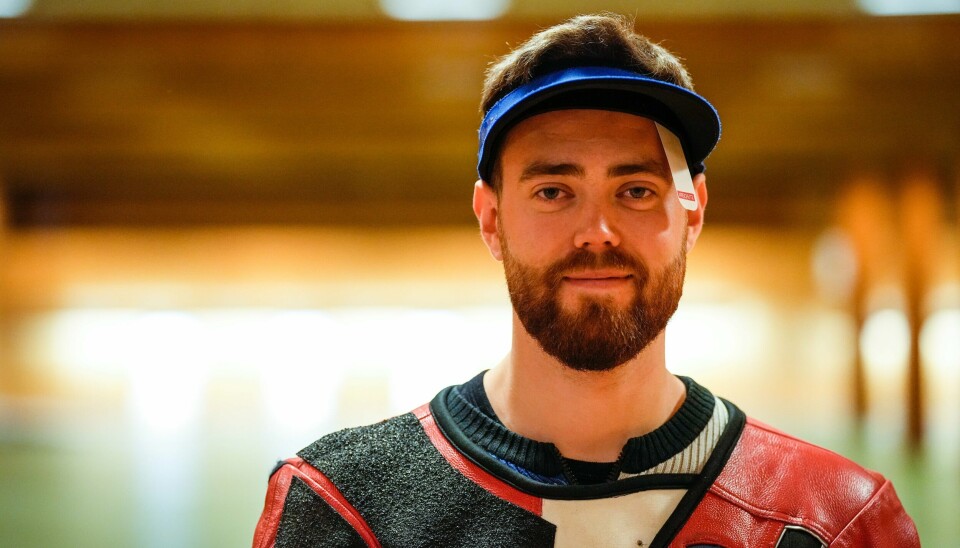Jon-Hermann Hegg fra skytterlandslaget under pressetreff på Olympiatoppen før OL i Paris 2024. Jon-Hermann Hegg fra skytterlandslaget under pressetreff på Olympiatoppen før OL i Paris 2024. Foto: Beate Oma Dahle / NTB