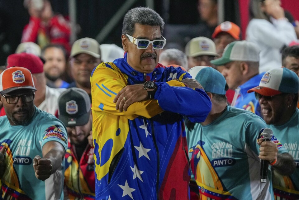 Flere land er skeptiske til meldingen om at Nicolás Maduro vant valget i Venezuela. Flere land er skeptiske til meldingen om at Nicolás Maduro vant valget i Venezuela. Foto: Fernando Vergara / AP / NTB