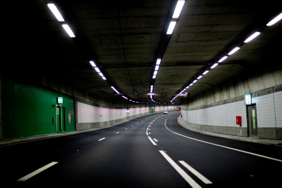 Illustrasjonsfoto Operatunnelen i Oslo var et av stedene der 29-åringen ble tatt i automatisk trafikkontroll for, også kalt fotboks. Foto: Stian Lysberg Solum / NTB