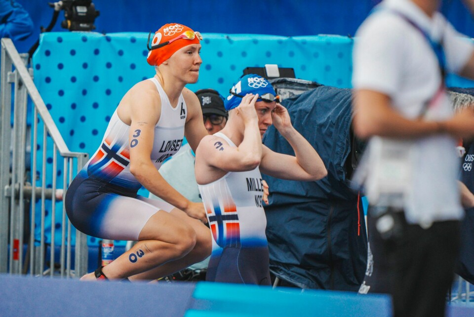 Triatlon: Kvinnene i gang med svømming i Seinen i OL – Dagsavisen