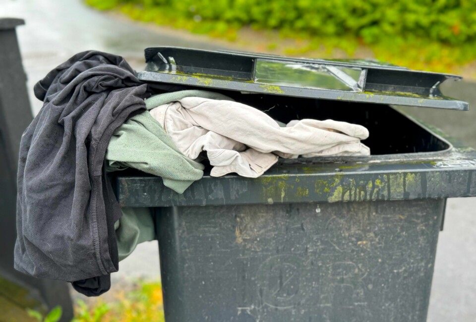 Færre tekstiler i restavfallet og mer til ombruk og materialgjenvinning er målet.(Tomm Pentz Pedersen) Færre tekstiler i restavfallet og mer til ombruk og materialgjenvinning er målet.