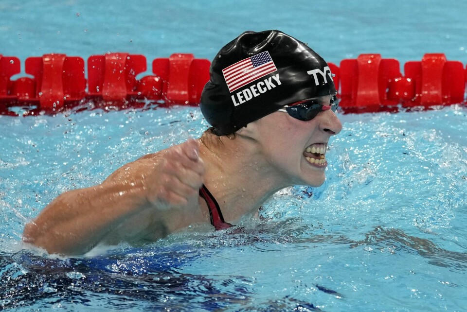 Katie Ledecky ble historisk i OL-sammenheng onsdag Katie Ledecky ble historisk i OL-sammenheng onsdag. Foto: Martin Meissner / AP / NTB