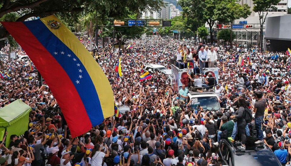 Medlemslandene i G7 har uttrykt sin bekymring for valgresultatet i Venezuela, viser en uttalelse som nyhetsbyrået Reuters har sett. Medlemslandene i G7 har uttrykt sin bekymring for valgresultatet i Venezuela, viser en uttalelse som nyhetsbyrået Reuters har sett. Foto: Matias Delacroix / AP / NTB