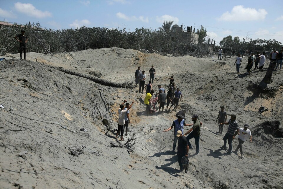 Israels militære (IDF) hevder at de drepte Mohammed Deif, lederen for Hamas' militære fløy, i et angrep mot Gazastripen 13. juli. Israels militære (IDF) hevder at de drepte Mohammed Deif, lederen for Hamas' militære fløy, i et angrep mot Gazastripen 13. juli. Foto: Jehad Alshrafi / AP / NTB