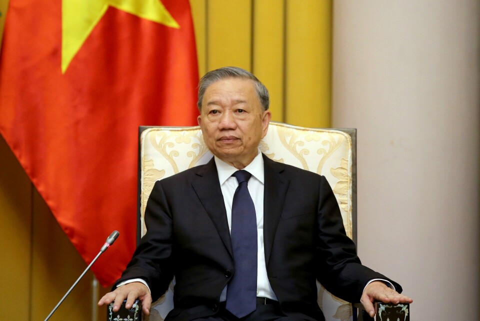 Vietnams president To Lam tar over som partileder for kommunistpartiet i Vietnam. Vietnams president To Lam tar over som partileder for kommunistpartiet i Vietnam. Foto: Luong Thai Linh / AP / NTB