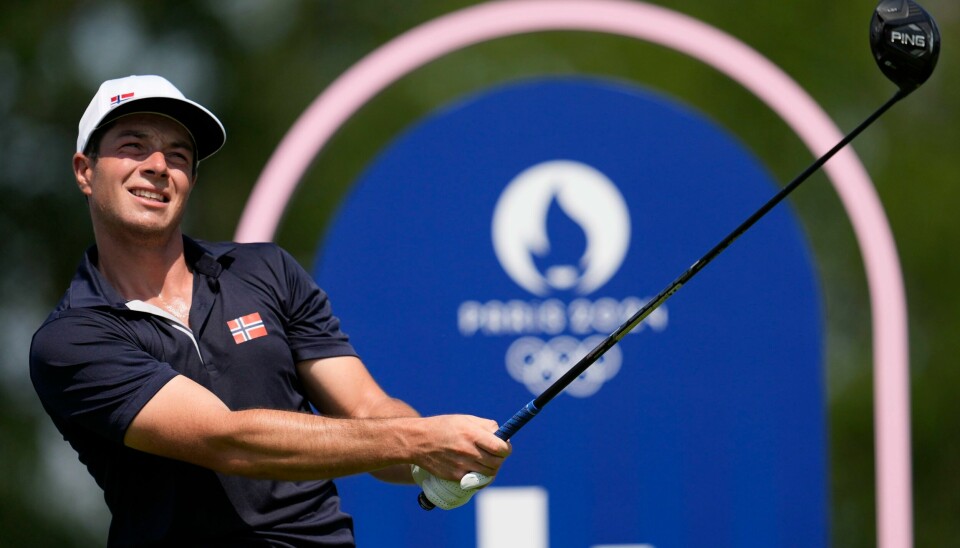 Viktor Hovland fikk en dårlig start på 2. runde i OL. Viktor Hovland fikk en dårlig start på 2. runde i OL. Foto: George Walker IV / AP / NTB