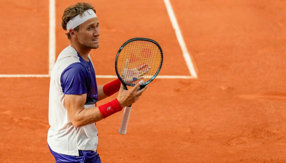 Casper Ruud fikk det ikke helt til å stemme mot Felix Auger-Aliassime. Casper Ruud fikk det ikke helt til å stemme mot Felix Auger-Aliassime. Foto: Fredrik Varfjell / NTB