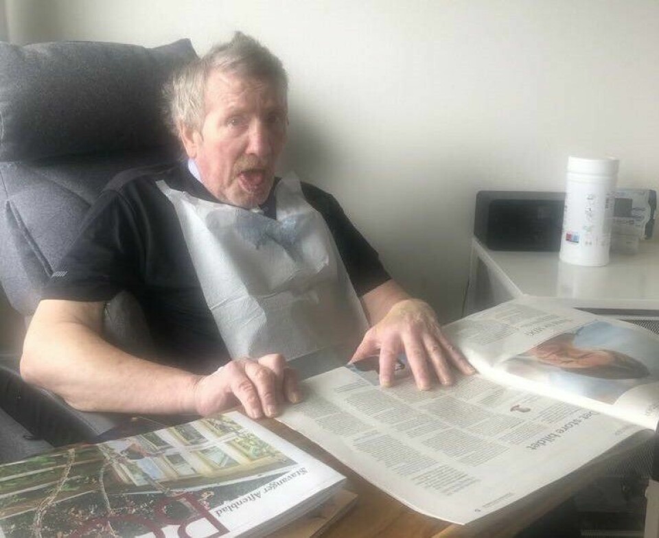 Josef Heng (69 er blitt totalt pleietrengende som følge av sykdom han har fått etter jobben i Nordsjøen.