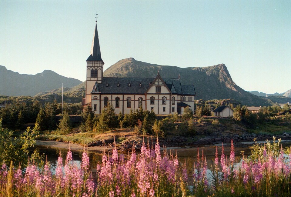 Vågan kirke i Våge, Nordland. Vågan kirke i Våge, Nordland.
