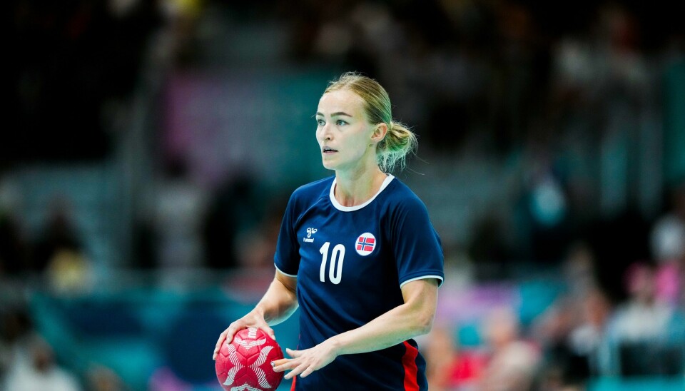 Kaptein Stine Bredal Oftedal skal lede Norge i semifinale mot Danmark. Kaptein Stine Bredal Oftedal i den første omgangen mot Tyskland.Foto: Fredrik Varfjell / NTB