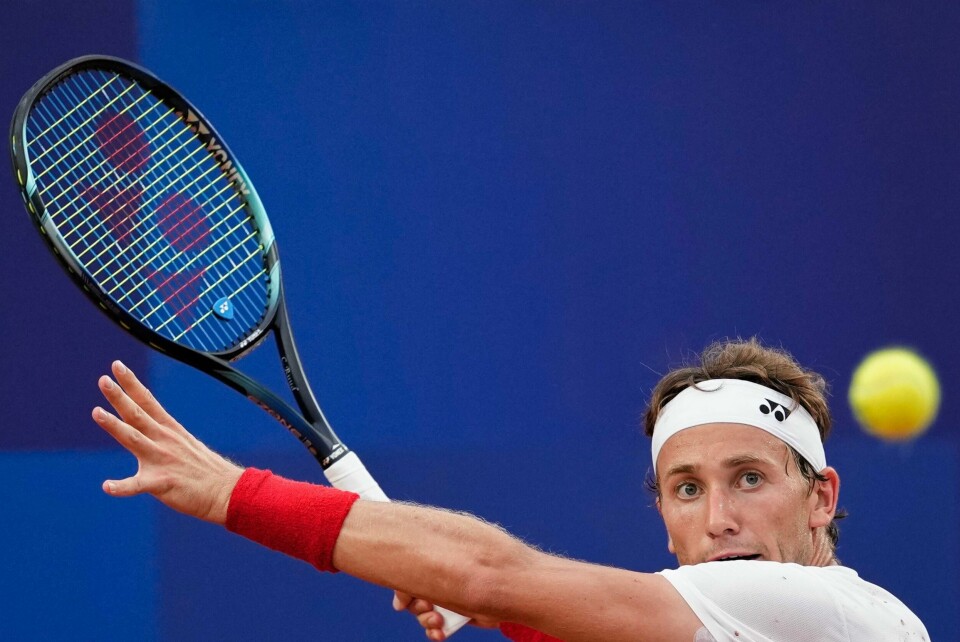 Casper Ruud spilte annen runde i Canada Open torsdag. Her fra OL i Paris forrige uke Casper Ruud spilte annen runde i Canada Open torsdag. Her fra OL i Paris forrige uke. Foto: Beate Oma Dahle / NTB