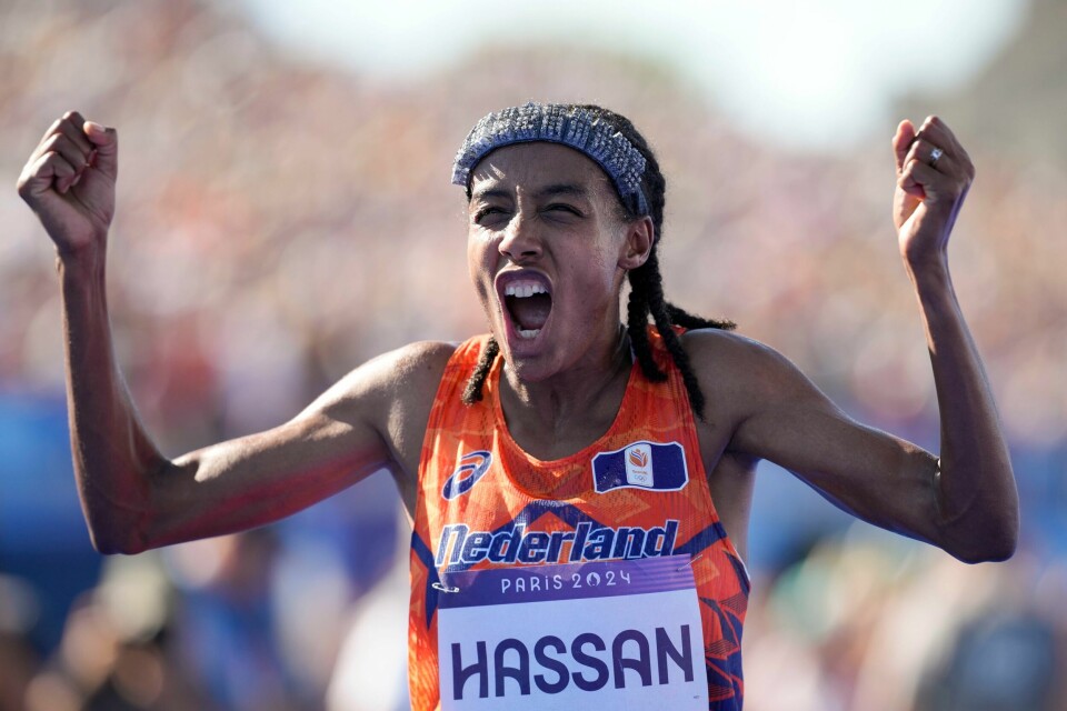 Sifan Hassan tok OL-gull i maraton. Sifan Hassan tok OL-gull i maraton. Foto: Vadim Ghirda / AP / NTB