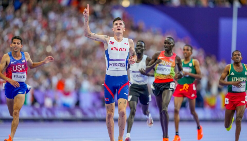 Jakob Asserson Ingebrigtsen vant OL-gull på 5000 meter. Jakob Asserson Ingebrigtsen vant OL-gull på 5000 meter. Foto: Beate Oma Dahle / NTB