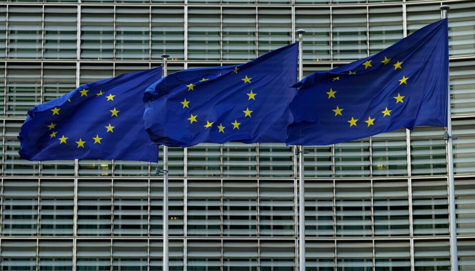 Norsk EU-medlemskap er blant temaene i meningsmålingen. Det blåser friskt i EU om hvilken ordlyd som skal velges i en uttalelse om Gaza-konflikten på EU-toppmøtet. Foto: Cornelius Poppe / NTB