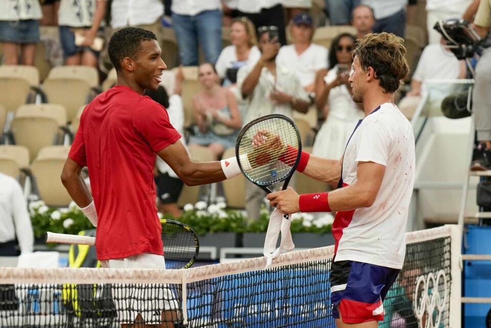 Casper Ruud måtte gratulere Felix Auger-Aliassime med seier i OL-kvartfinalen for to uker siden. I Cincinnati får han sjanse til revansj når de to møtes igjen i 2. runde Casper Ruud måtte gratulere Felix Auger-Aliassime med seier i OL-kvartfinalen for to uker siden. I Cincinnati får han sjanse til revansj når de to møtes igjen i 2. runde. Foto: Fredrik Varfjell / NTB