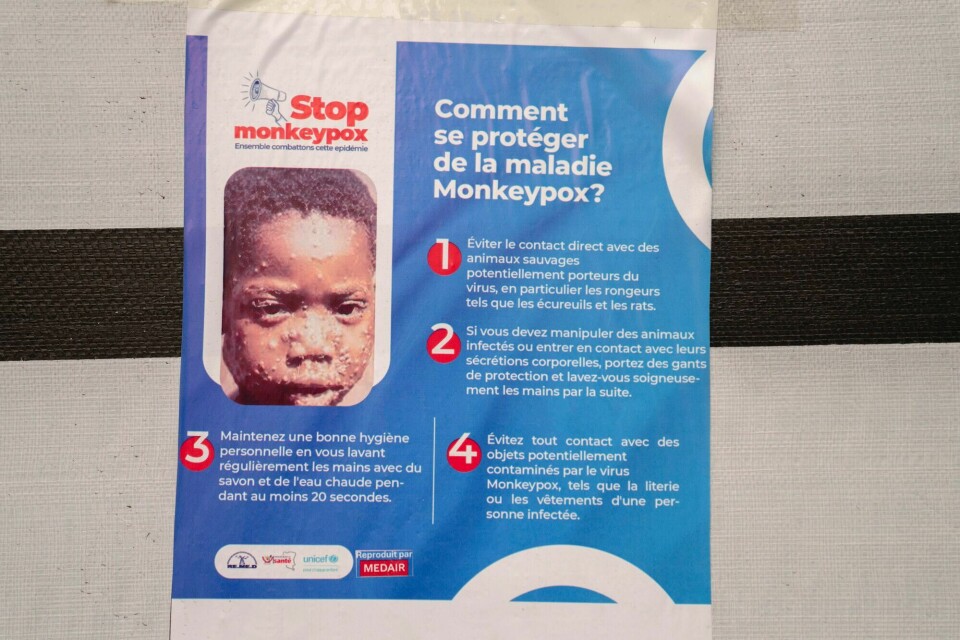 Den internasjonale Røde Kors- og Røde Halvmåne-føderasjonen (IFRC) advarer om at en mangel på vaksiner kan gjøre det vanskelig å stanse spredningen av mpox. Den internasjonale Røde Kors- og Røde Halvmåne-føderasjonen (IFRC) advarer om at en mangel på vaksiner kan gjøre det vanskelig å stanse spredningen av mpox.