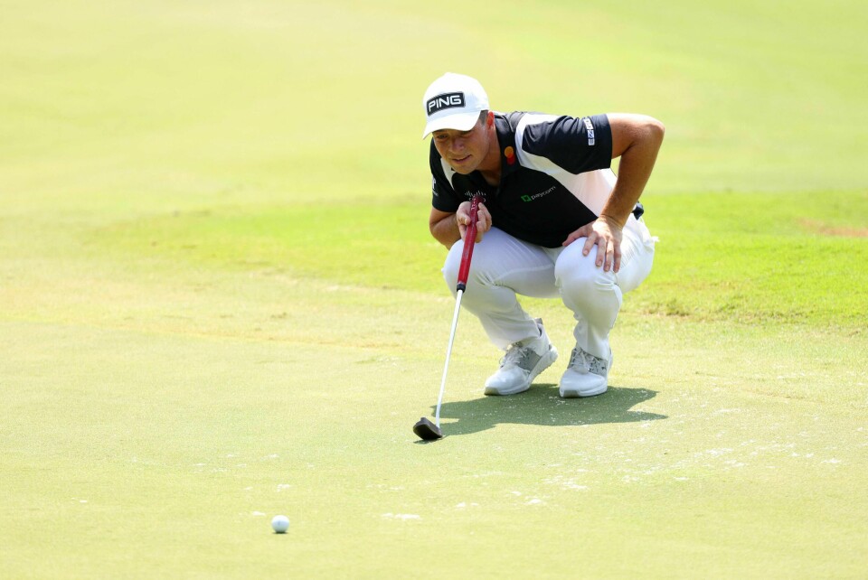 Viktor Hovland hadde en åpningsrunde på par i PGAs første sluttspillturnering i Memphis. Viktor Hovland hadde en åpningsrunde på par i PGAs første sluttspillturnering i Memphis.