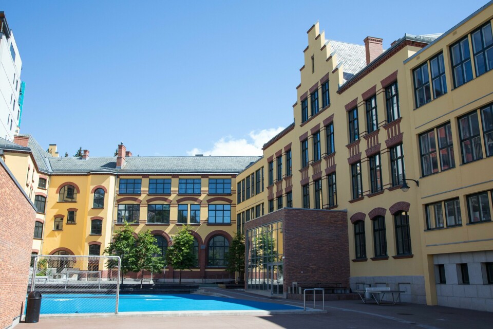 Lærere ved Oslo katedralskole tildeles Fritt Ords Honnør. Lærere ved Oslo katedralskole tildeles Fritt Ords Honnør. Foto: Audun Braastad / NTB