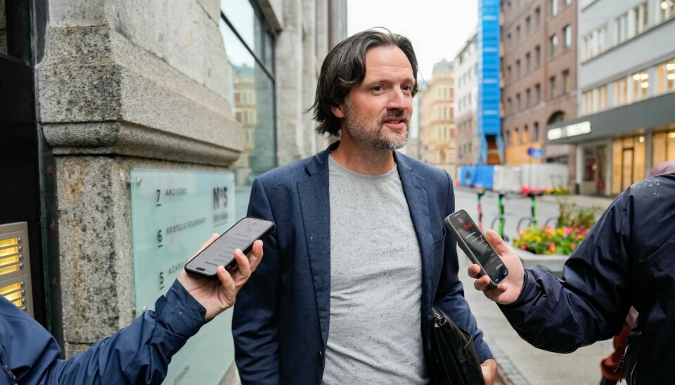 – Jeg ser fram til å treffe sentralstyret. Det blir viktig for oss, sa nestleder i KrF, Dag-Inge Ulstein, på vei inn til møtet. Bildet viser nestleder i KrF, Dag-Inge Ulstein, på vei inn til et møte. Foto: Heiko Junge / NTB