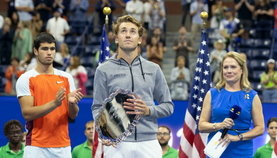 Casper Ruud etter US Open-finalen han tapte i 2022. Casper Ruud etter US Open-finalen i 2022. Foto: Pontus Höök / NTB