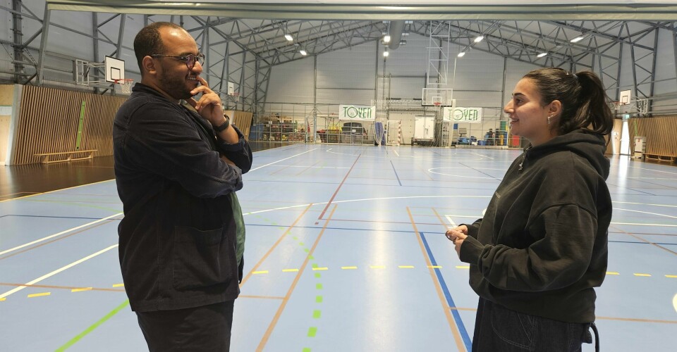 Sv-politiker Omar Samy Gamal og Amna Butt. Sv-politiker Omar Samy Gamal og Amna Butt.