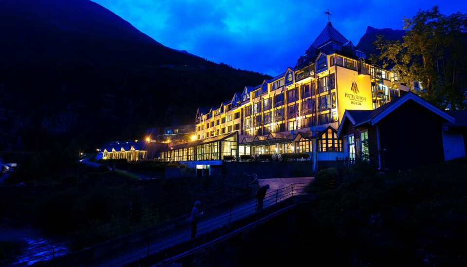 Bryllupsfesten holdes på Hotel Union i Geiranger lørdag. Det er ikke kjent hvem som skal holde taler. Bryllupsfesten holdes på Hotel Union i Geiranger lørdag. Det er ikke kjent hvem som skal holde taler. Foto: Cornelius Poppe / NTB