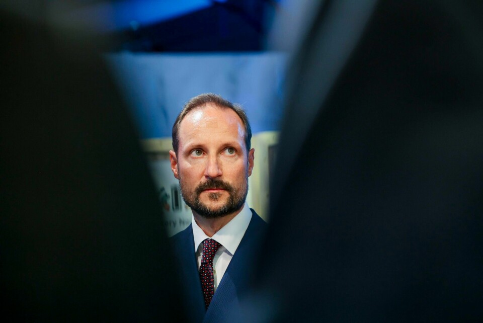 Kronprins Haakon sliter om dagen, men tok seg denne uka tid til å hylle den norske olja. .