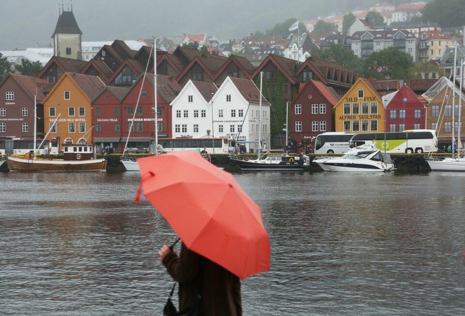 Årets siste sommermåned har vært preget av mye regn for bergenserne. Illustrasjonsfoto.
